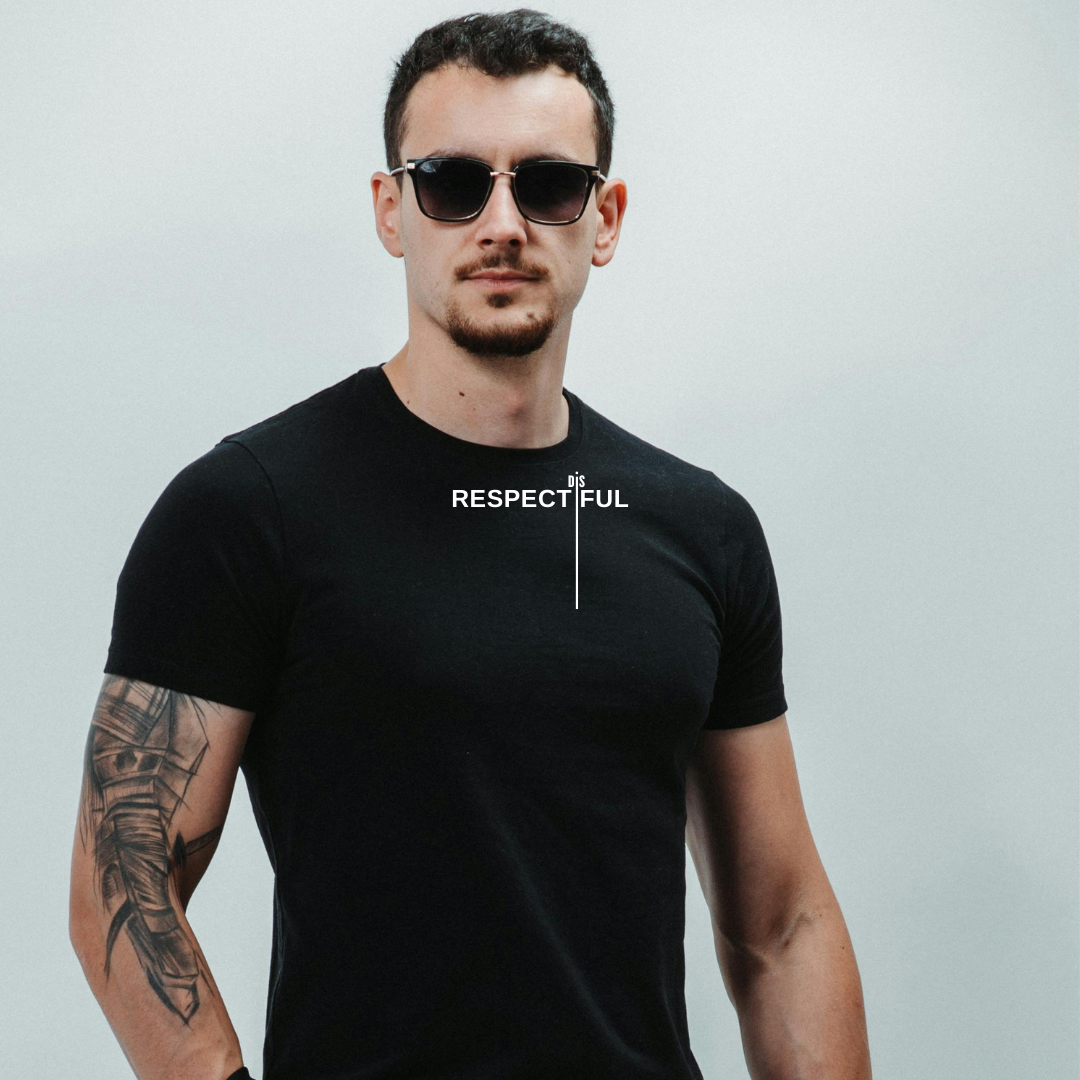 A NEW COLLECTION / disRESPECTFUL Short Sleeve - Black