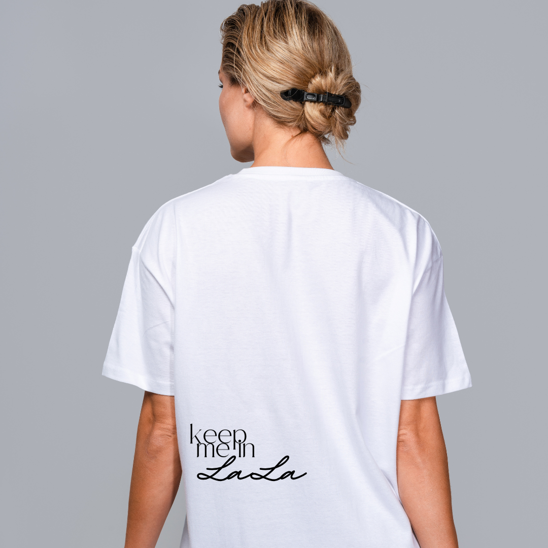 A NEW COLLECTION / Keep Me in LaLa Short Sleeve - White