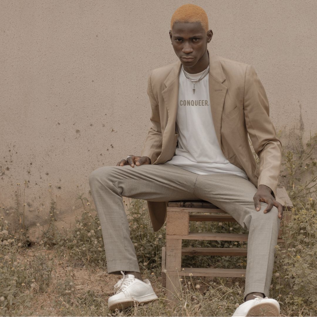 A NEW COLLECTION / Conqueer Short Sleeve - Cream