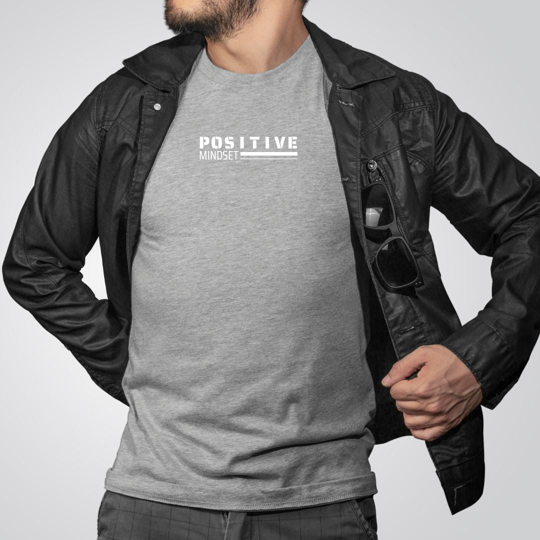 Positive Mindset Short Sleeve - Greige