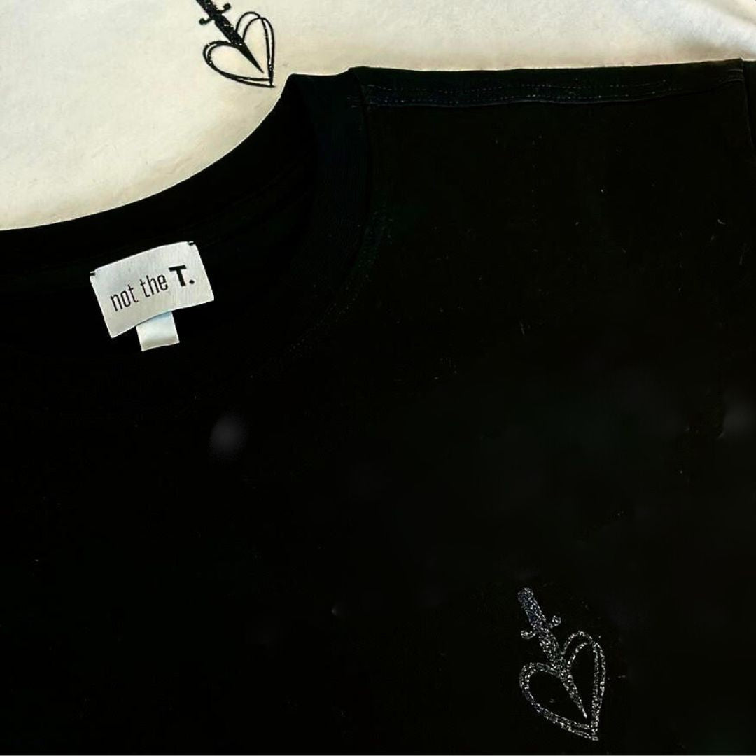 Heart+Dagger Short Sleeve - Black