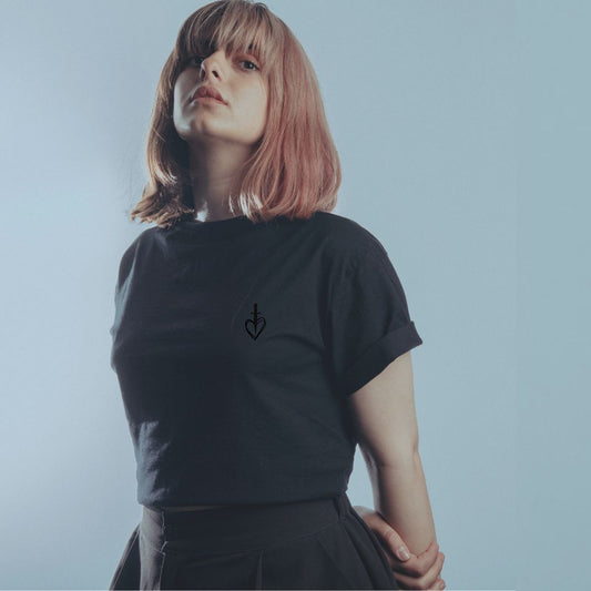 Heart+Dagger Short Sleeve - Black